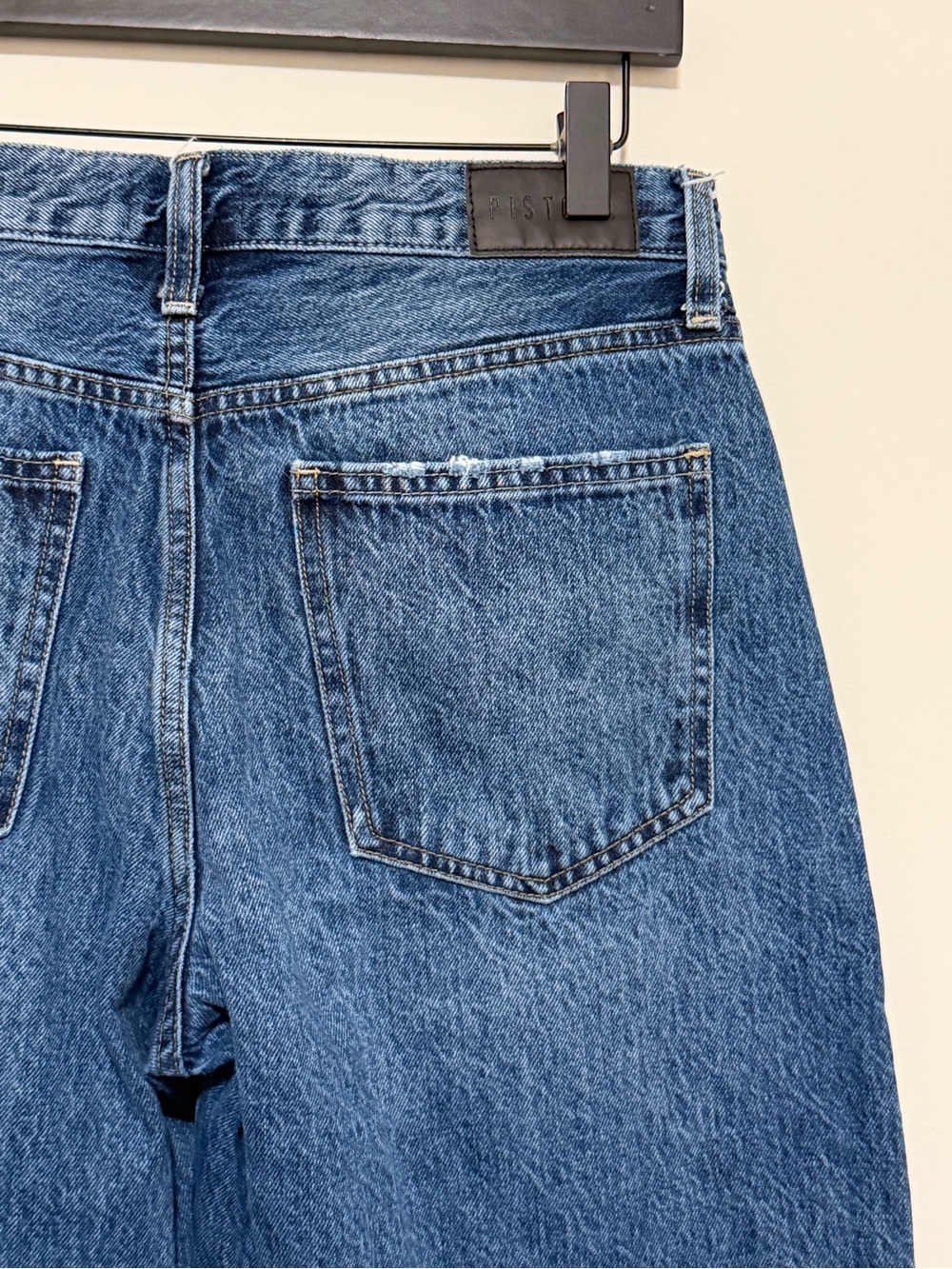 Pistola Size 28 Artisan Lexi Mid Rise Bowed Straight Jean Premium Casual Relaxed - Picture 7 of 7